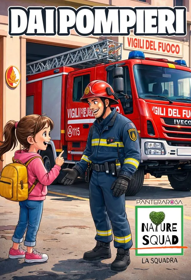 Dai Vigili del Fuoco , illustrazione Nature Squad