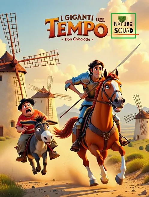 Copertina: I giganti del tempo, da Don Chisciotte