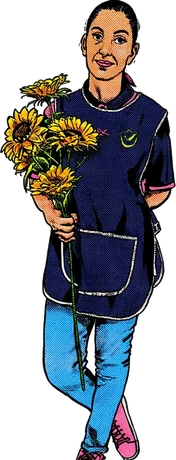 Ritratto illustrato di Giusy